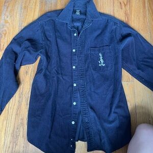 Vintage Warner brothers bugs bunny corduroy shirt